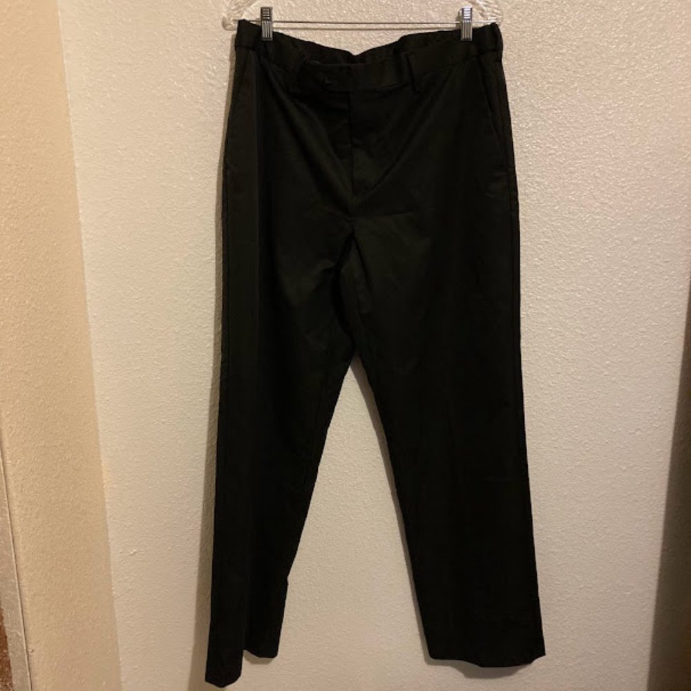 Croft & Barrow Men's size 36 X 32 black Classic Fit Trousers